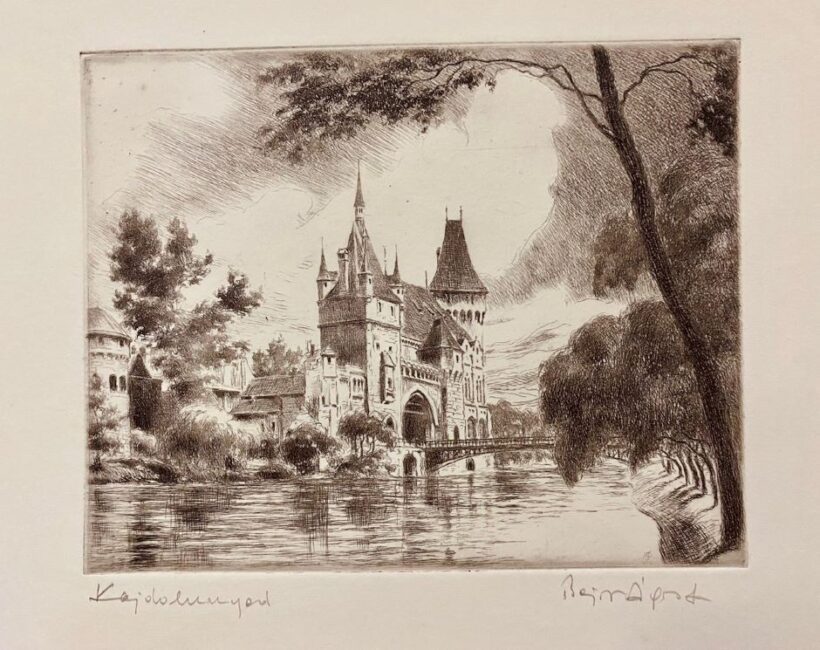 Bajor ( Bayer) Ágost(1892-1958): Vajdahunyad vára