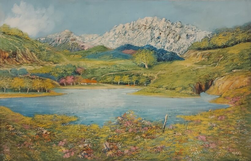 Gaál András (1936-2021): Fogarasi havasok tavasszal. J.j.l.