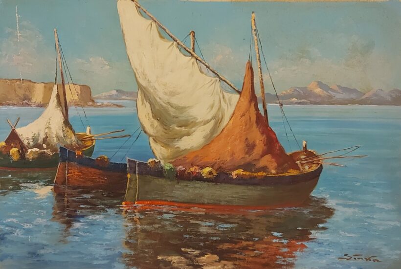 Sinka Mátyás (1921 - ): Mediterrán vizeken. J.j.l.