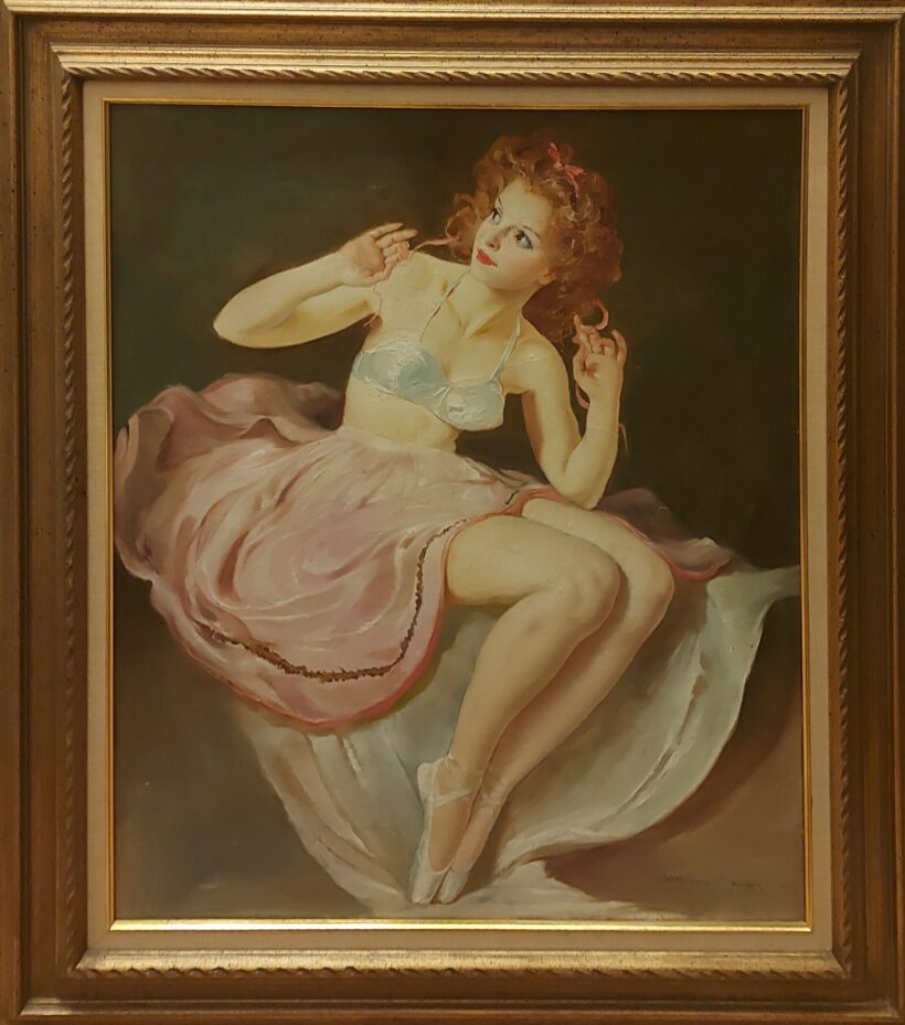 Szánthó Mária (1902 - 1994): Ülő balerina. J. b.l.