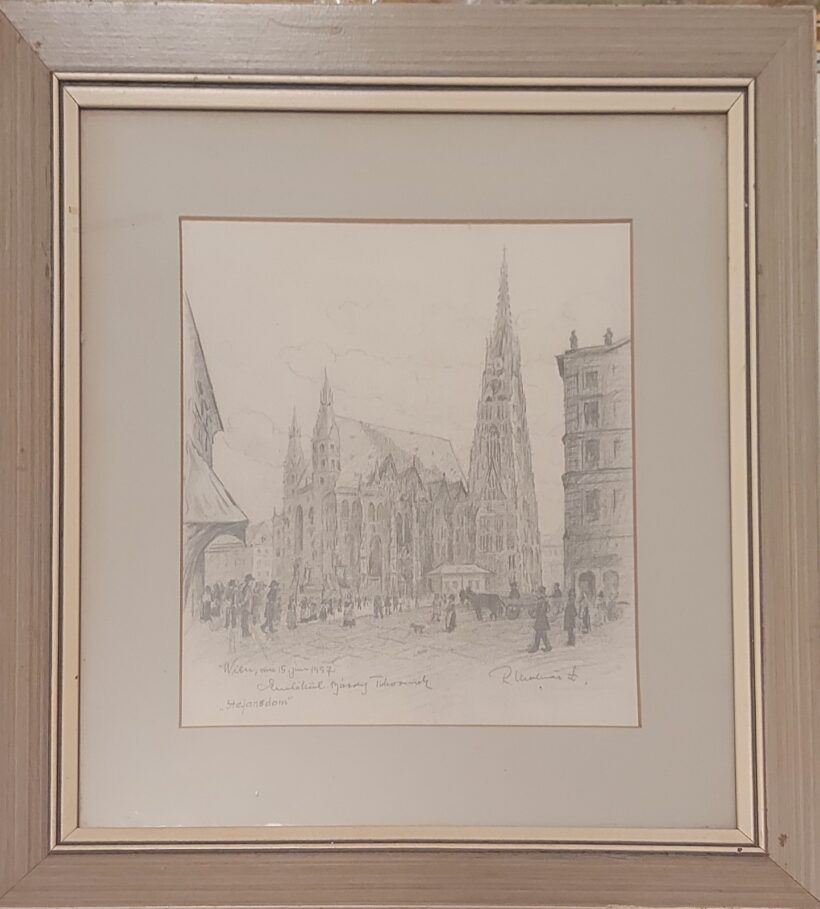 Rezes Molnár Lajos (1896 - 1989): Stefansdom. J.j.l.