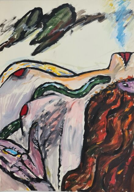 Szabados Árpád (1944 - 2017): Kígyós, 1988
