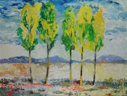 Varga József(1922-2021): Őszi Balaton, 2018.04.11
