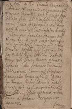 A magyar királyok történetével foglakozó, latin nyelvű kéziratos krónika az 1561-1718 közötti időszakból. A magyar királyok történetével foglakozó, latin nyelvű kéziratos krónika az 1561-1718 közötti időszakból.