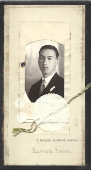 Leckekönyv. A kir. József Műegyetem leckekönyve 1932-33-ból. Leckekönyv. A kir. József Műegyetem leckekönyve 1932-33-ból.