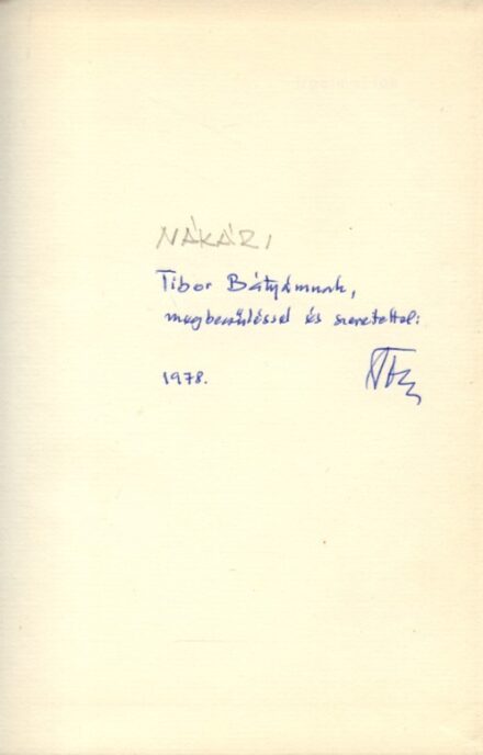 Tollas Tibor Tollas Tibor: Irgalmas fák. Vákár Tibor (1908-2002) építész, festőművész számára dedikált példány.
