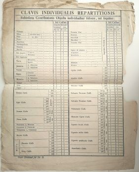Községi kitöltetlen adóösszeíró ívek a 18. sz. végéről.  Községi kitöltetlen adóösszeíró ívek a 18. sz. végéről. Latin, magyar és német nyelven. 5 db.