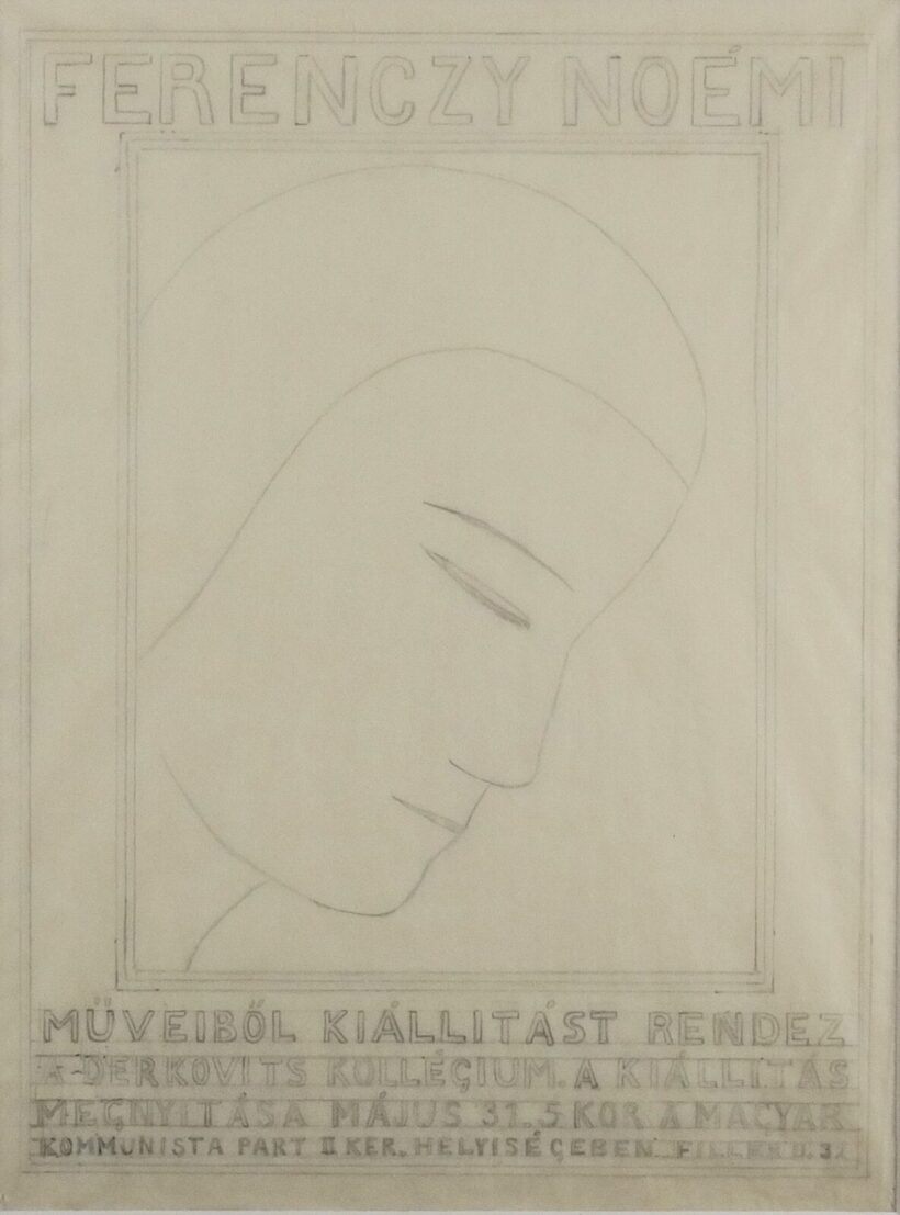 Ferenczy Noémi (1890-1957): plakát terv