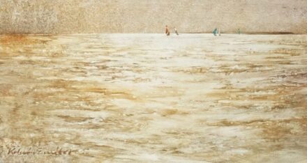Koleszár Erzsébet (1944-): Balaton napnyugtakor 1976