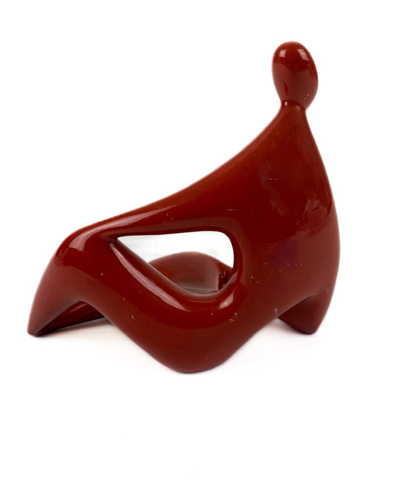 Török János (1932-1996): Pihenő Zsolnay kisplasztika - Image 2