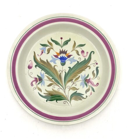 Hollóházi fali porcelán tányér