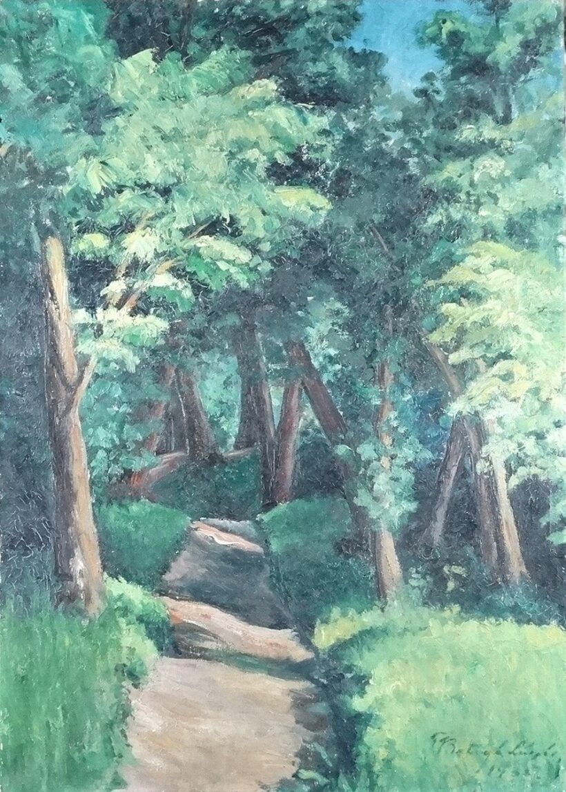 Balogh László  : Erdei út, 1932