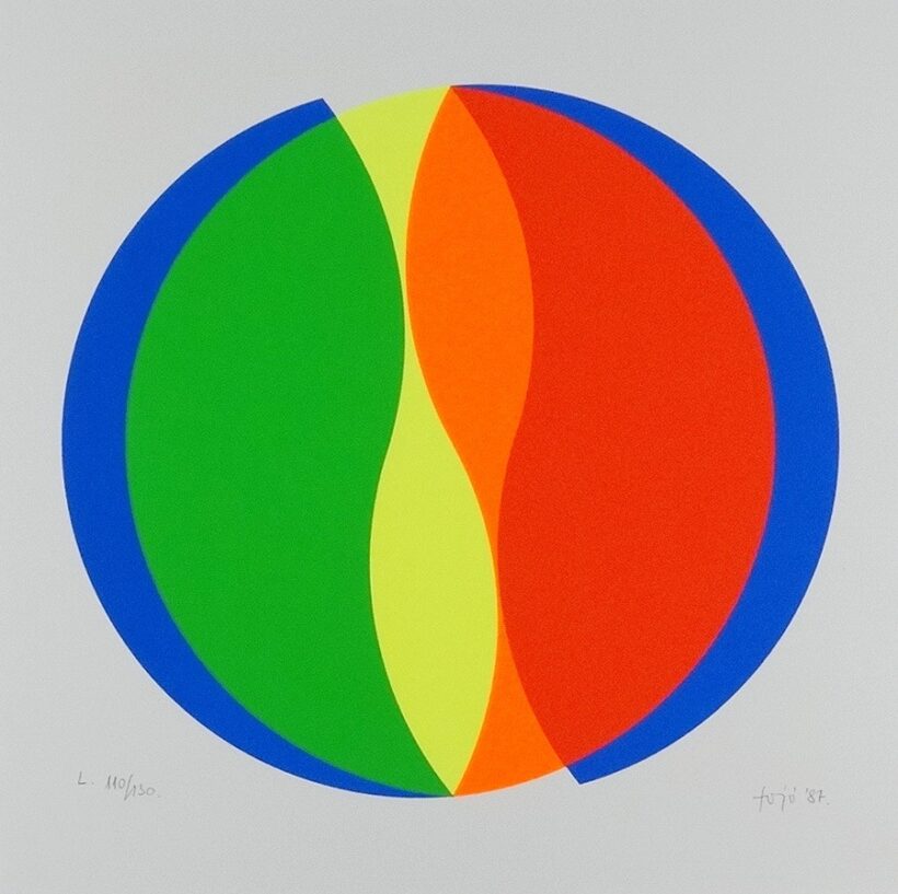 Fajó János (1937 - 2018): Kör-áthatás (L), 1987