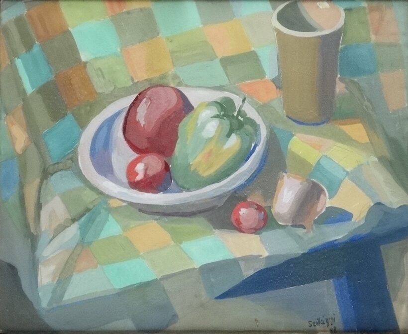 Szilágyi Ilona (1904-1985): Csendélet, 1948