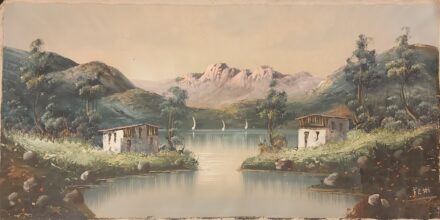 Rémi jelzéssel Rémi jelzéssel: Alpesi tó vitorlással. J.j.l.