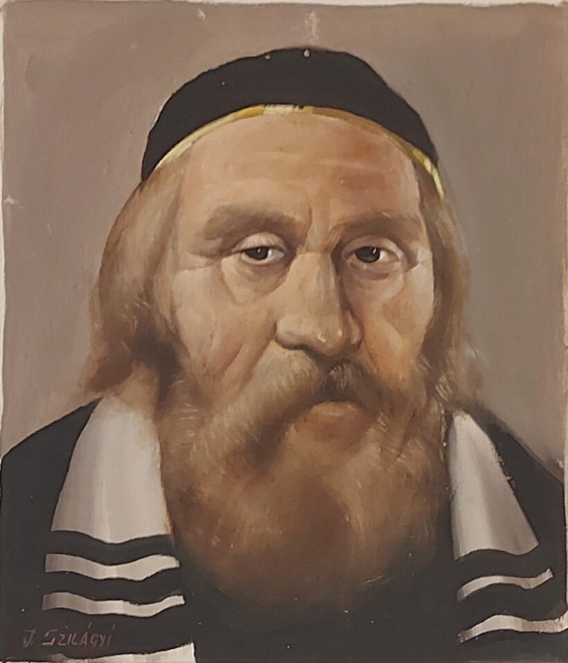 Szilágyi Jolán (1895 - 1972) Szilágyi Jolán (1895 - 1972): Rabbi portré. J.j.l.