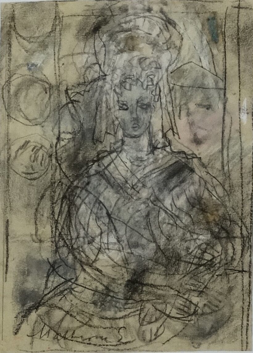 Mattioni Eszter (1902 - 1993) : Fiatal hölgy