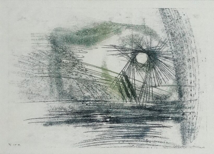 Misch Ádám (1935 - 1995) : Napkelte, 1976