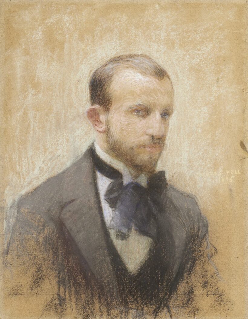 Poll Hugó (1867-1931) : Önarckép, 1895