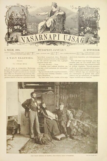 Folyóirat. Vasárnapi Ujság. 1894.  Folyóirat. Vasárnapi Ujság. 1894. Szerk. Nagy Miklós. 41 évf. 1-26. sz. (egybekötve).