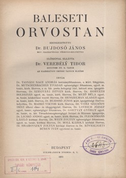 Gyógyszerészet, orvostudomány. Bujdosó János Gyógyszerészet, orvostudomány. Bujdosó János: Baleseti orvostan. Szerk.: -- . Előszóval ellátta  Verebély Tibor. Dedikált példány.