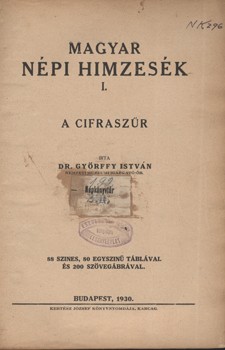 Györffy István Györffy István: A cifraszűr.