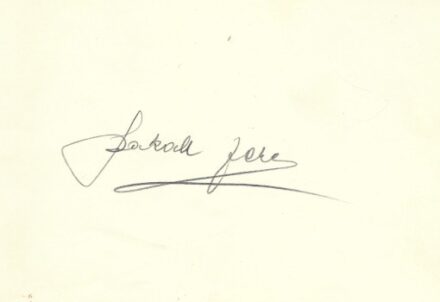 (Gärtner Sándor) Szőke Szakáll (1883-1955)  (Gärtner Sándor) Szőke Szakáll (1883-1955) kabarészerző, színész autográf aláírása.