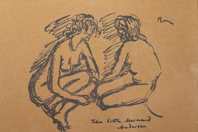 Rippl Rónai József (1861-1927): The little Mermaid/ Andersen