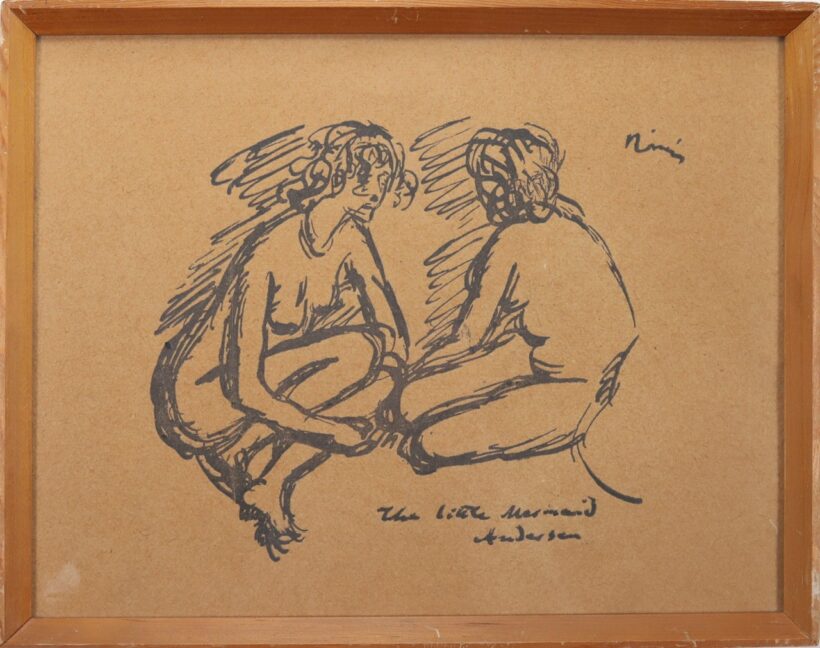Rippl Rónai József (1861-1927): The little Mermaid/ Andersen - Image 2