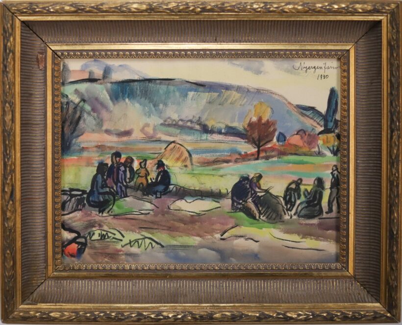 Nyergesi János (1895-1982): Pihenő - Image 2
