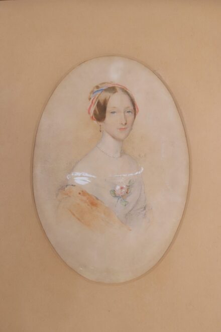 Canzi Agost (1808-1866) : Női portré