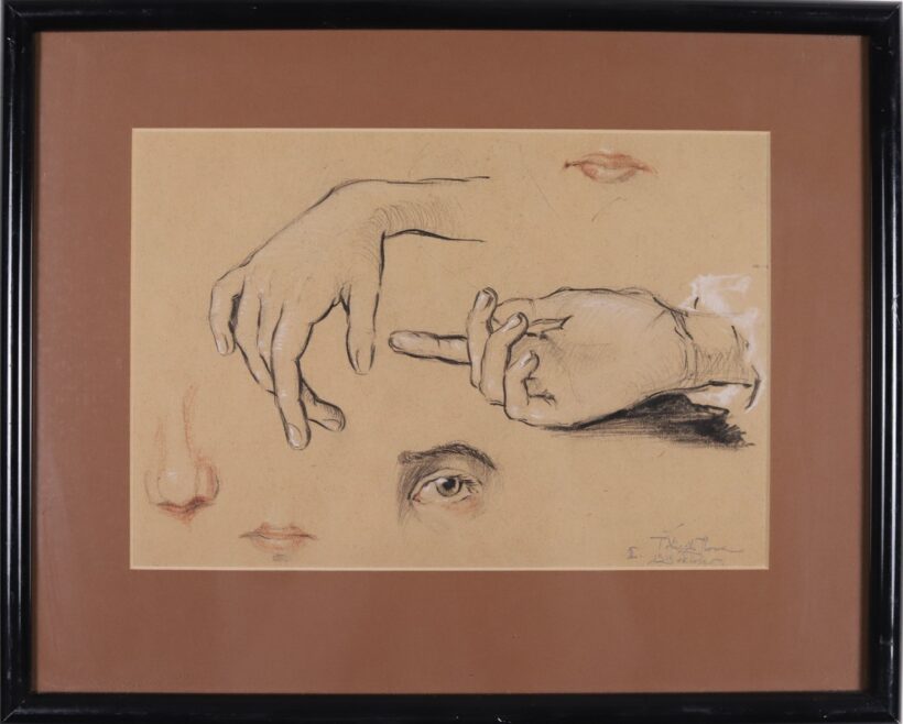 Tobisch Ilona (1900-1985): Kéztanulmány - Image 2