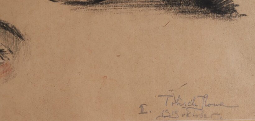 Tobisch Ilona (1900-1985): Kéztanulmány - Image 3