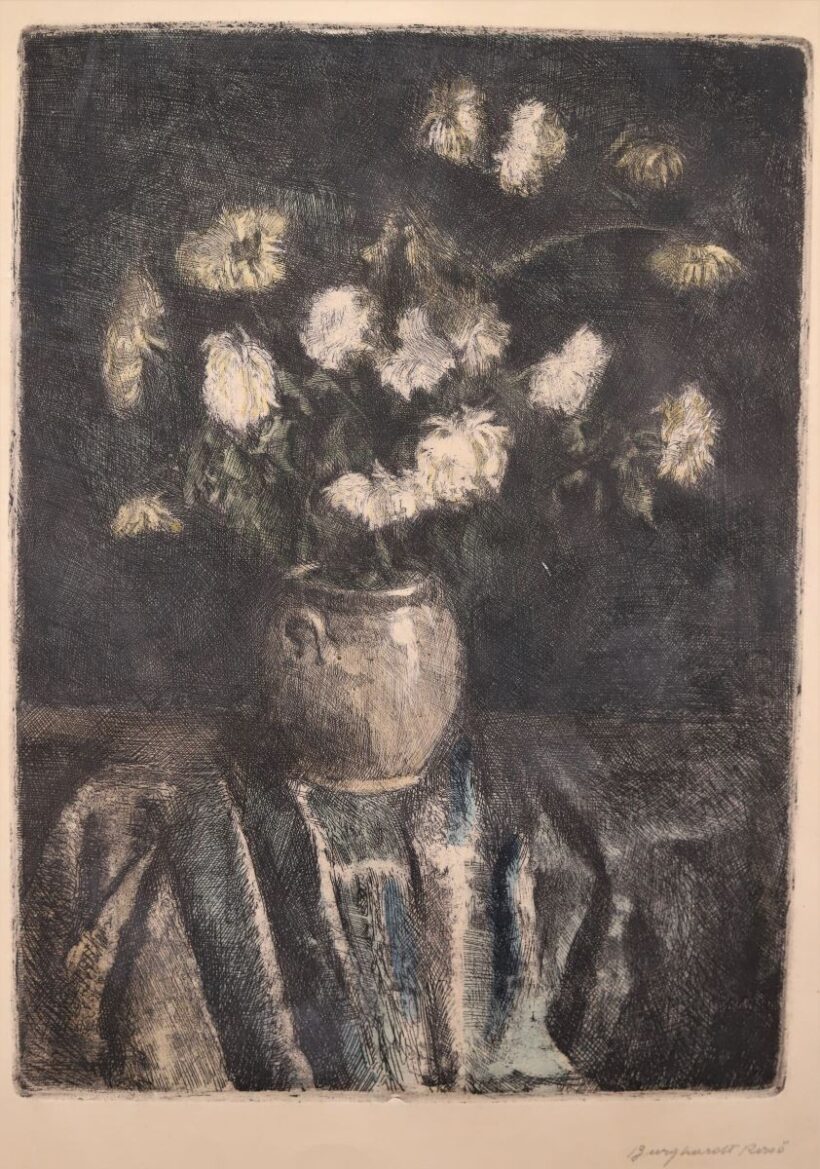 Burghardt Rezső (1884-1963): Virágcsendélet