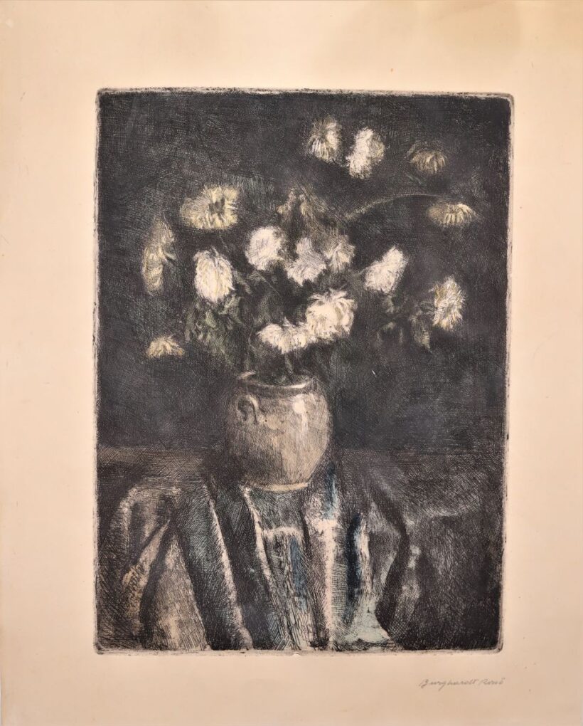 Burghardt Rezső (1884-1963): Virágcsendélet - Image 2