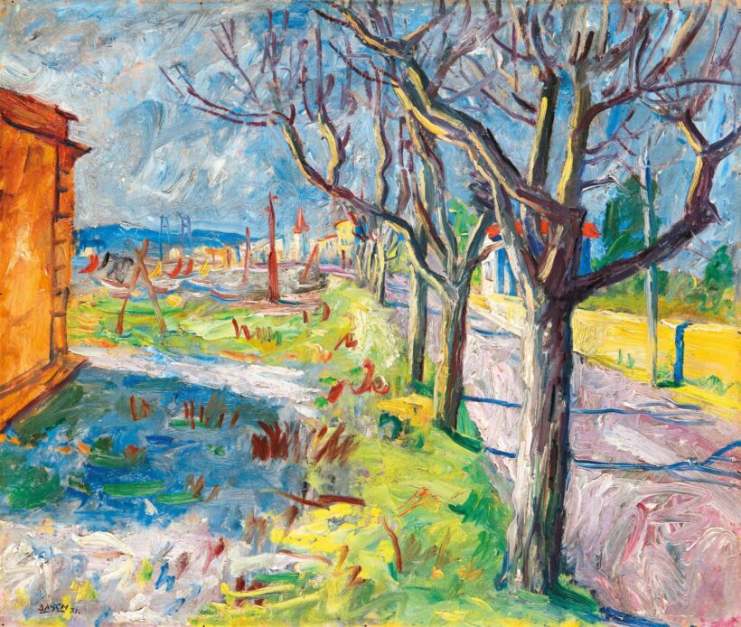 Basch Andor (1885-1944): Tavaszi táj, 1931