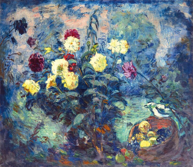 Iványi Grünwald Béla (1867-1940): Nagy virágcsendélet, 1930