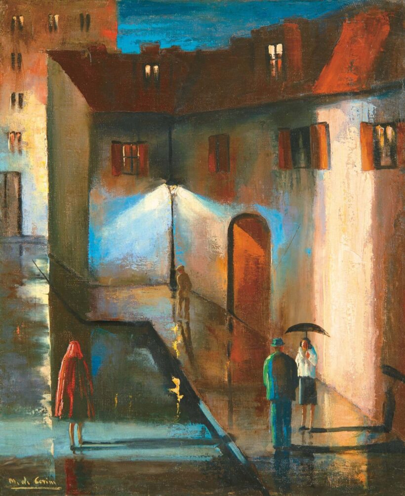 Corini Margit (1897-1982): Esős délután