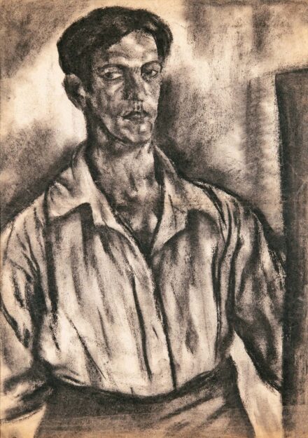 Vajda Lajos (1908-1941): Önarckép ingujjban, 1925