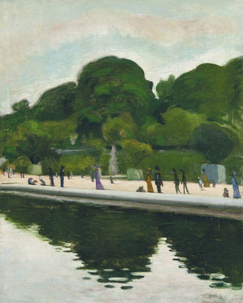 Tagyosi Rátz Péter (1879-1945): Luxembourg-kert, Párizs, 1909