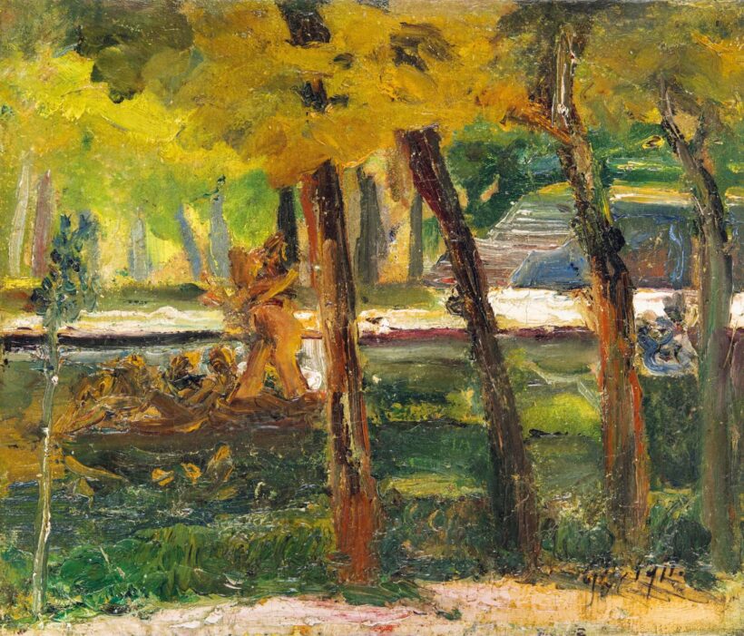 Pór Bertalan (1880-1964): Erdőben, 1911