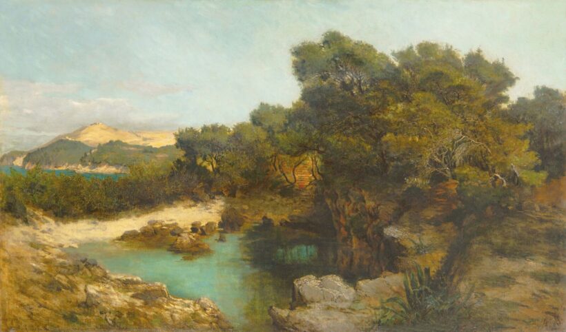 Györök Leó (1847-1899): Tájkép, 1879