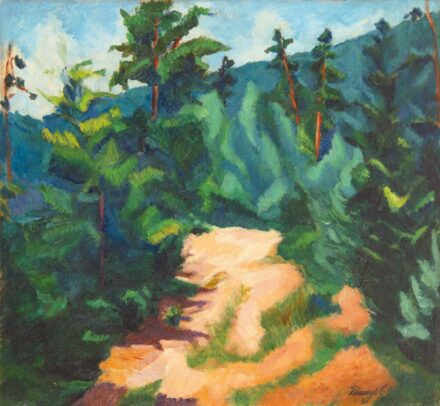 Tihanyi Lajos (1885-1938): Hegyes táj [Szepesi táj, Szomolnok], 1911