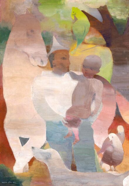 Gyenes Gitta (1888-1960): Pierrot, 1943
