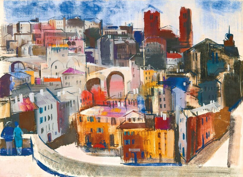 Aba-Novák Vilmos (1894-1941): Città Vecchia, 1930