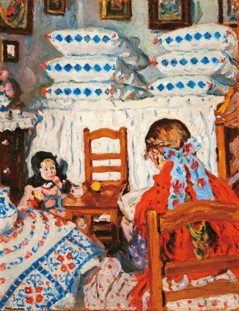 Perlmutter Izsák (1866-1932): Olvasó nő, 1923