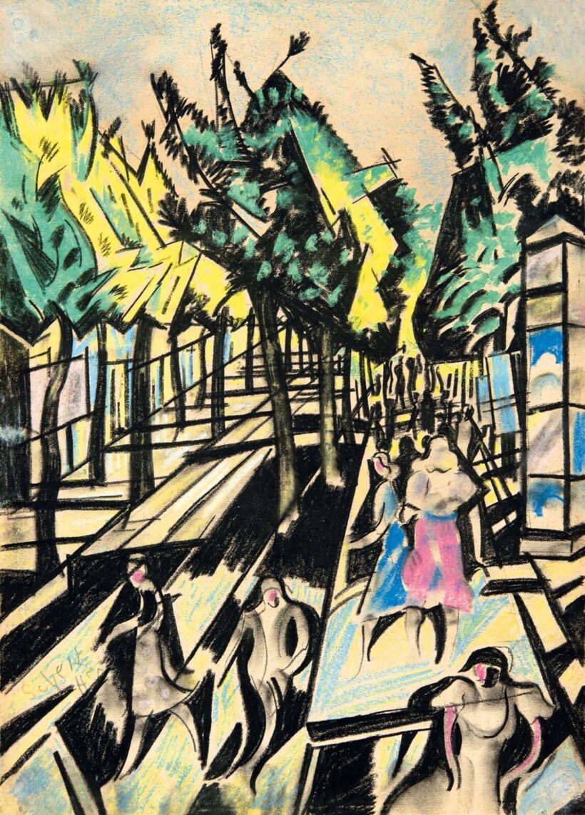 Scheiber Hugó (1873-1950): Korzó
