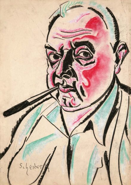 Scheiber Hugó (1873-1950): Önarckép