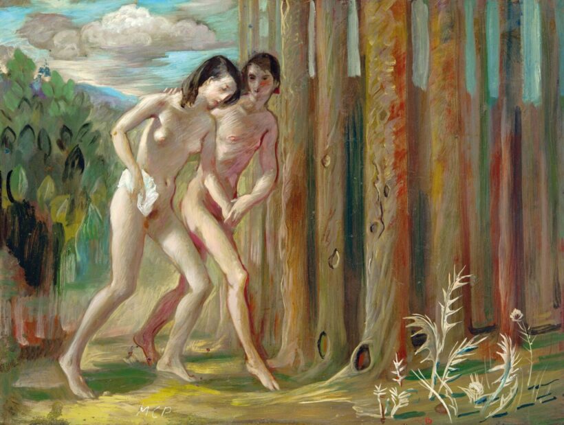 Molnár-C. Pál (1894-1981): Kiűzetés a paradicsomból, 1977