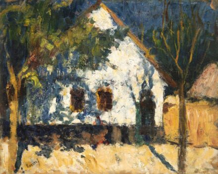 Koszta József (1861-1949): Napsütötte ház